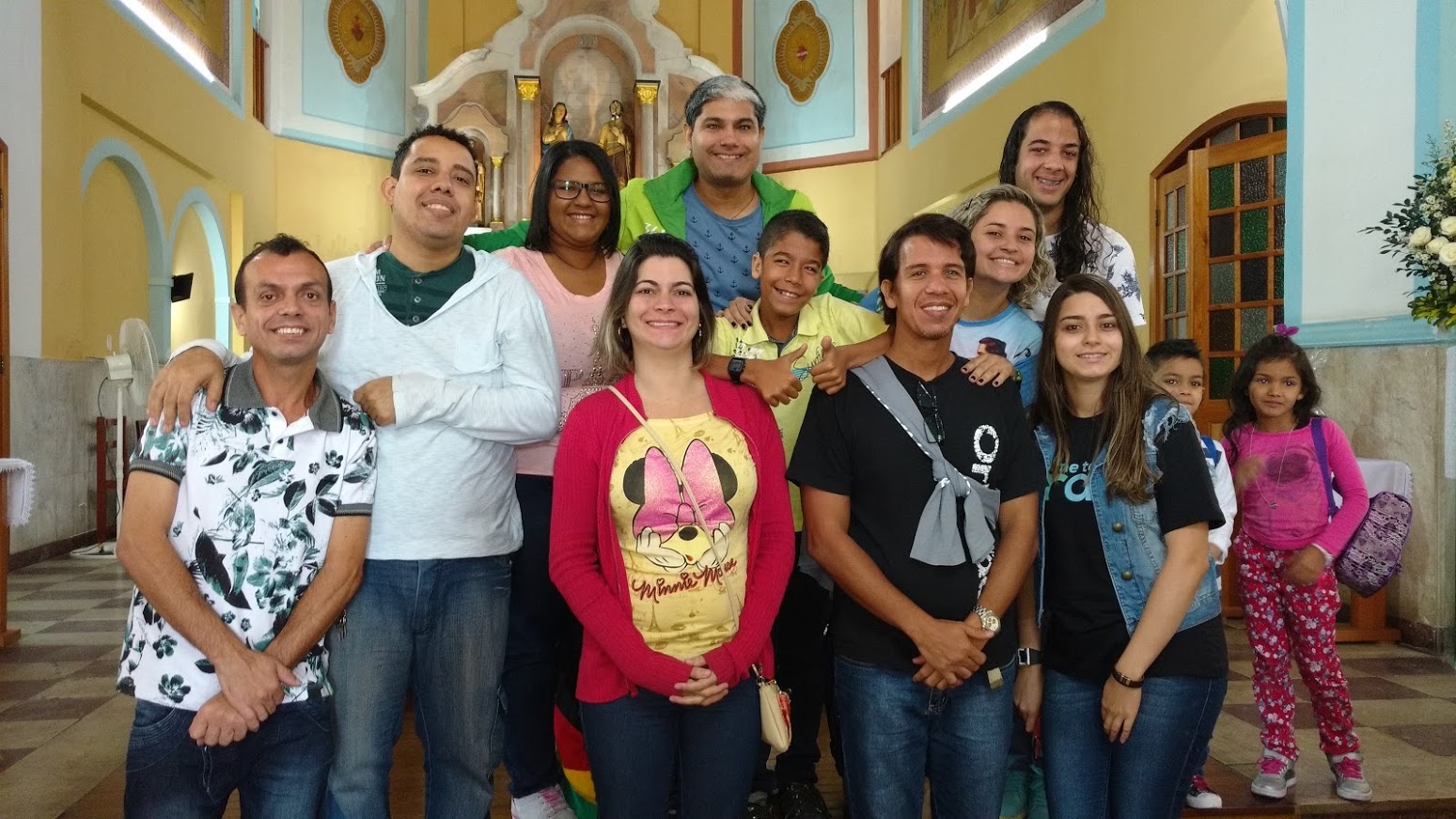 Grupo jovem Surdo (10 surdos) de diversas paróquias da Arquidiocese do Rio